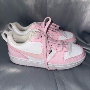 Nike White and Pink Athletic Shoes